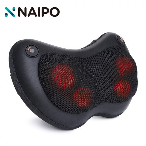 وسادة تدليك الرقبة والظهر الإحترافية من Naipo