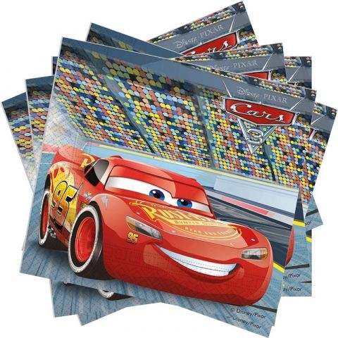 Procos Cars 3 Paper Napkin 2 Ply 33 x 33 cm (20 Pieces)