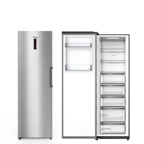 Midea Upright Freezer 385 L 13.5 CFT - Steel