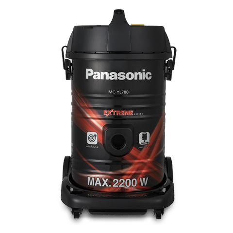 Panasonic 2200W Drum Vacuum Cleaner 21L - Black
