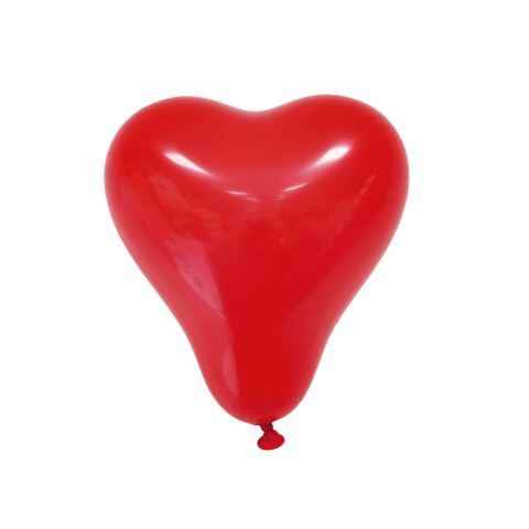 Procos Party Essentials Heart Shaped Balloons Red