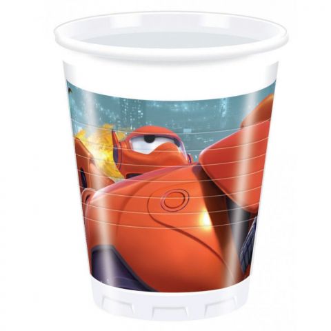 Procos Big Hero 6 Plastic Cups 8 x 200 ml