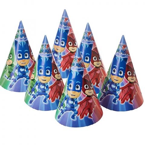 Procos PJ Masks Party Hats (6 Pieces)