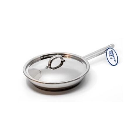 Stainless Steel Classic Frypan With Lid 20 cm