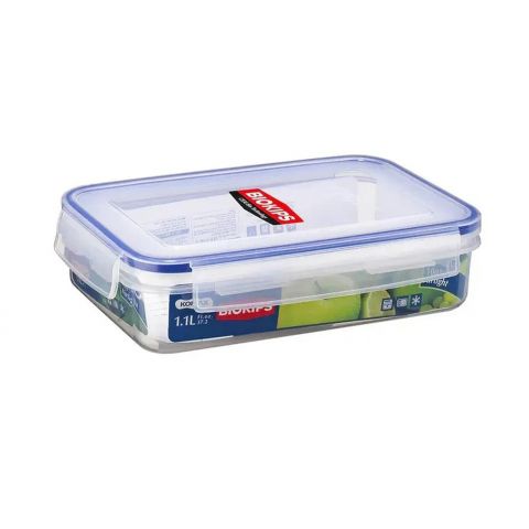 Komax Rectangle Plastic Food Container 1.1 L