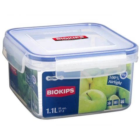Komax Square Plastic Food Container 1.1 L