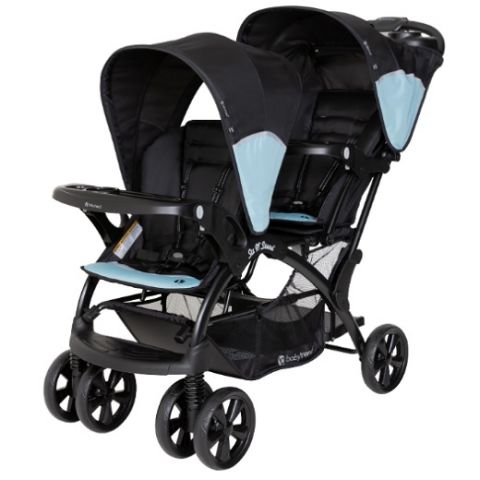 BABY TREND - Sit N' Stand® Double Stroller - Desert Blue