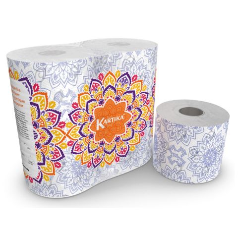 World Cart Ornaments Toilet Tissue 4 Rolls
