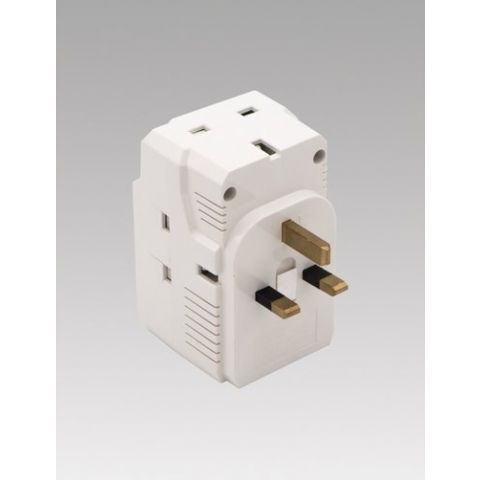 محول طاقة 3 مقبس + 3 منافذ يو اس بي 4.2A / 5V