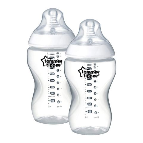 Tommee Tippee Easi-Vent Feeding Bottle 2 x 340 ml