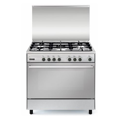 Flamegas Gas Cooker 5 Burners 90×60 cm - Silver