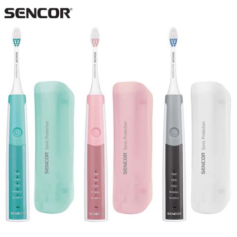 Sencor Electric Toothbrush Sonic Technology With Smart Travel Case