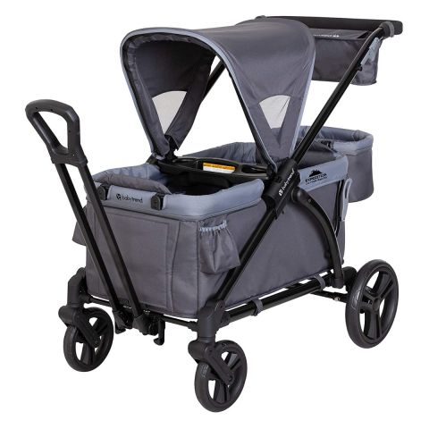 BABY TREND - Expedition® 2-in-1 Stroller Wagon PLUS - Ultra Grey