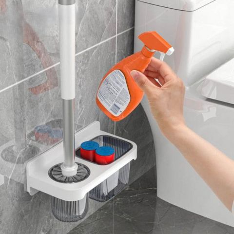 مجموعة فرشاة المرحاض فائقة النظافة